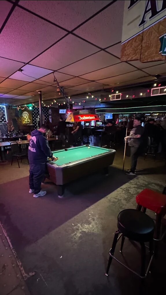 Pool table at The Goat